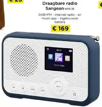 Molecule Draagbare radio Sangean aanbieding