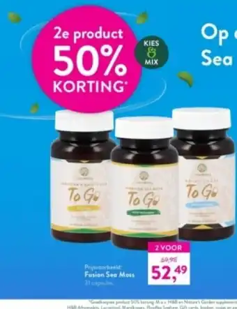 Holland & Barrett Prijsvoorbeeld: Fusion Sea Moss 31 capsules aanbieding