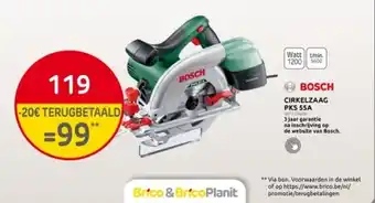 Brico BOSCH CIRKELZAAG PKS 55A aanbieding