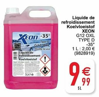 Cora Liquide de refroidissement koelvloeistof xeon g12 oxl type d -35° aanbieding