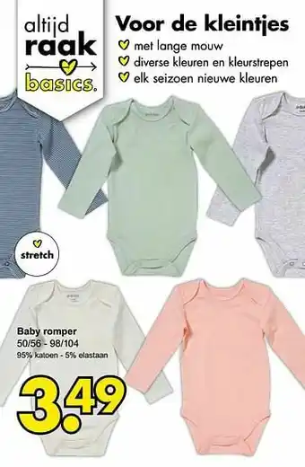 Wibra Baby romper aanbieding