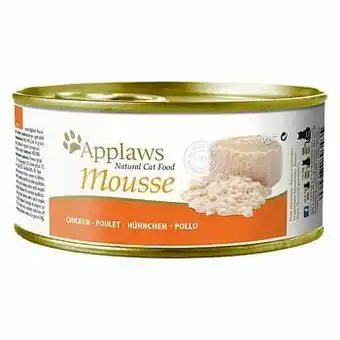 Zooplus 6x70g Mousse Tonijn Applaws Kattenvoer aanbieding