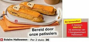 Carrefour Eclairs halloween aanbieding