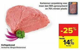 Carrefour Kalfsgebraad aanbieding