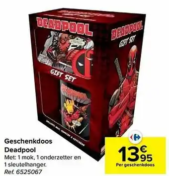 Carrefour Geschenkdoos deadpool aanbieding