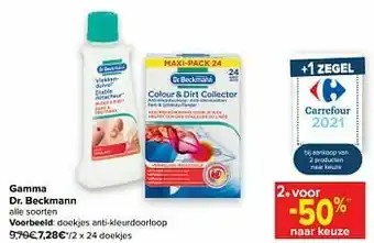 Carrefour Doekjes anti-kleurdoorloop aanbieding