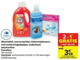 Carrefour Wasverzachter frisheid aanbieding