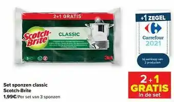 Set sponzen classic scotch-brite