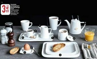 Cora Assiette rectangulaire rechthoekige bord concorde aanbieding