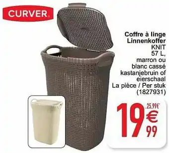 Cora Coffre à linge linnenkoffer knit aanbieding