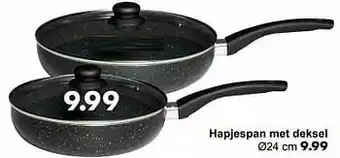 Hapjespan met deksel