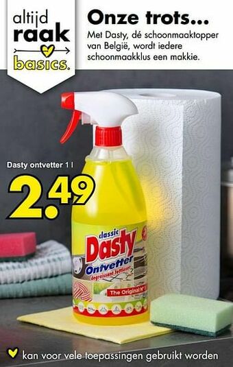 Wibra Dasty ontvetter aanbieding