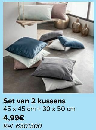 Carrefour Set van 2 kussens aanbieding