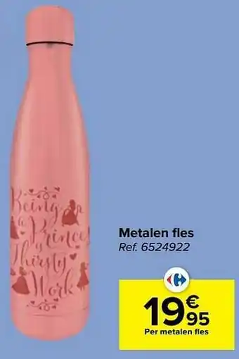 Carrefour Metalen fles aanbieding
