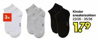 Wibra Kinder sneakersokken aanbieding