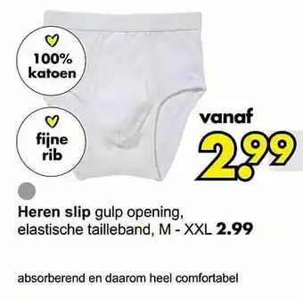 Wibra Heren slip aanbieding