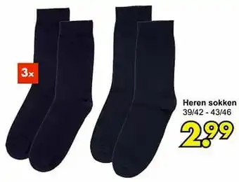 Wibra Heren sokken aanbieding