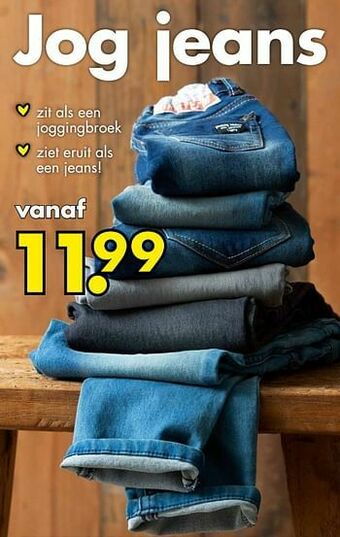 Wibra Jog jeans aanbieding