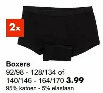 Wibra Boxers aanbieding