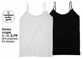 Wibra Dames singlet aanbieding