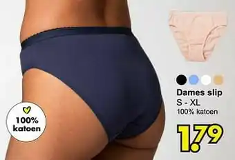 Wibra Dames slip aanbieding