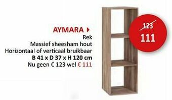 Weba Aymara rek aanbieding