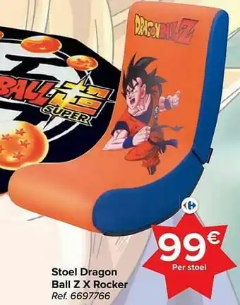 Carrefour Stoel dragon ball z x rocker aanbieding
