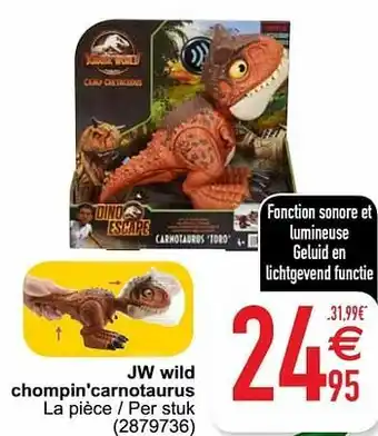 Jw wild chompin`carnotaurus