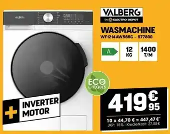 Electro Depot WASMACHINE aanbieding