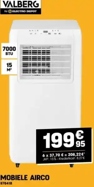 Electro Depot MOBIELE AIRCO aanbieding