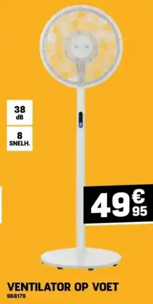 Electro Depot VENTILATOR OP VOET aanbieding