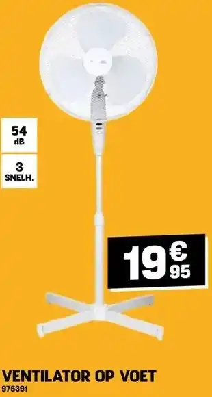 Electro Depot VENTILATOR OP VOET aanbieding