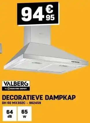 Electro Depot DECORATIEVE DAMPKAP aanbieding