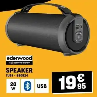 Electro Depot SPEAKER aanbieding