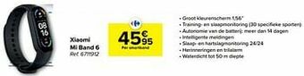 Carrefour Xiaomi mi band 6 aanbieding