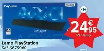 Carrefour Lamp playstation aanbieding