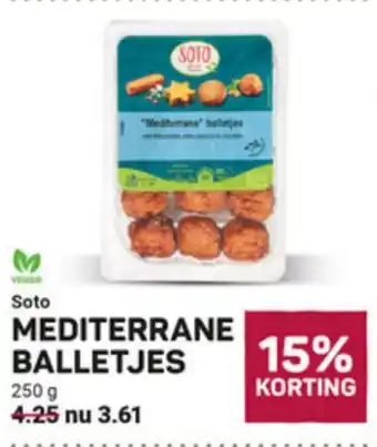 Soto  MEDITERRANE BALLETJES 250g