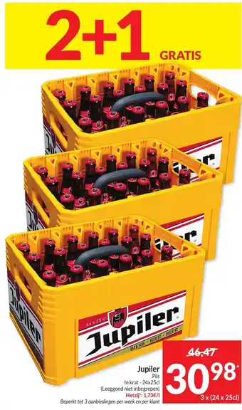 Intermarché Jupiler Pils 3 x (24 x 25cl) aanbieding