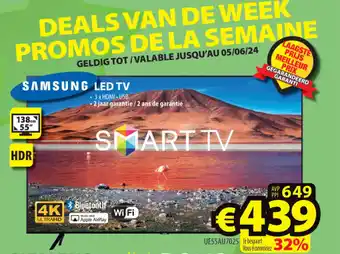 ElectroStock SAMSUNG LED TV aanbieding