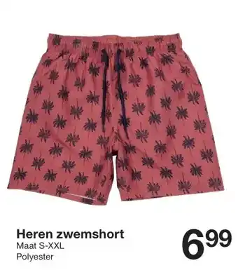 Zeeman Heren zwemshort aanbieding