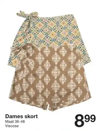Zeeman Dames skort aanbieding