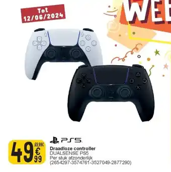 Cora Draadloze controller DUALSENSE PS5 aanbieding