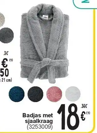 Cora Badjas met sjaalkraag aanbieding