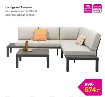 Leen Bakker Loungeset Aveyron aanbieding