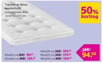 Topmatras Nova koudschuim