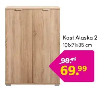 Leen Bakker Kast Alaska 2 aanbieding