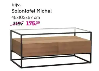 Leen Bakker Salontafel Michel aanbieding