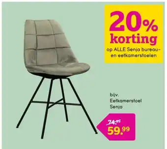 Leen Bakker Eetkamerstoel Senja aanbieding