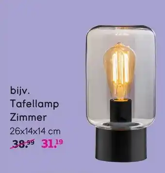 Leen Bakker Tafellamp Zimmer aanbieding