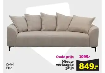 Leen Bakker Zetel Elsa aanbieding